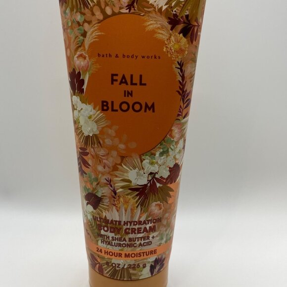 Bath & Body Works Fall In Bloom Ultimate Hydration Body Cream 8oz Shea Butter & - Picture 1 of 8